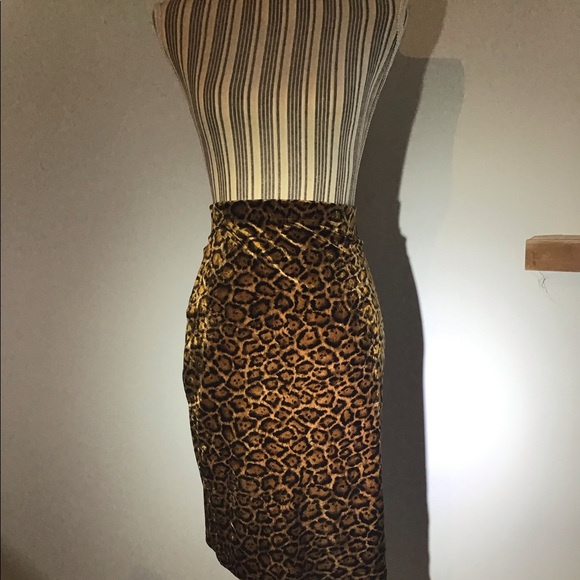 Krizia Maglia Leopard Skirt - Picture 1 of 7
